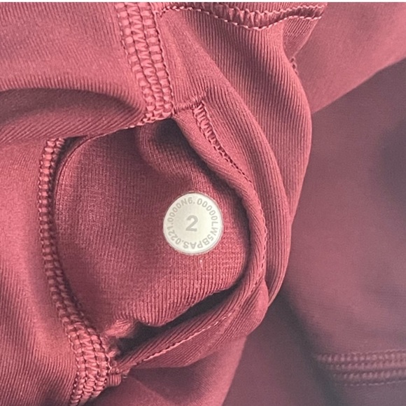 Lululemon Wunder Under Legging Red Merlot High Rise Luxtreme - Picture 4 of 4